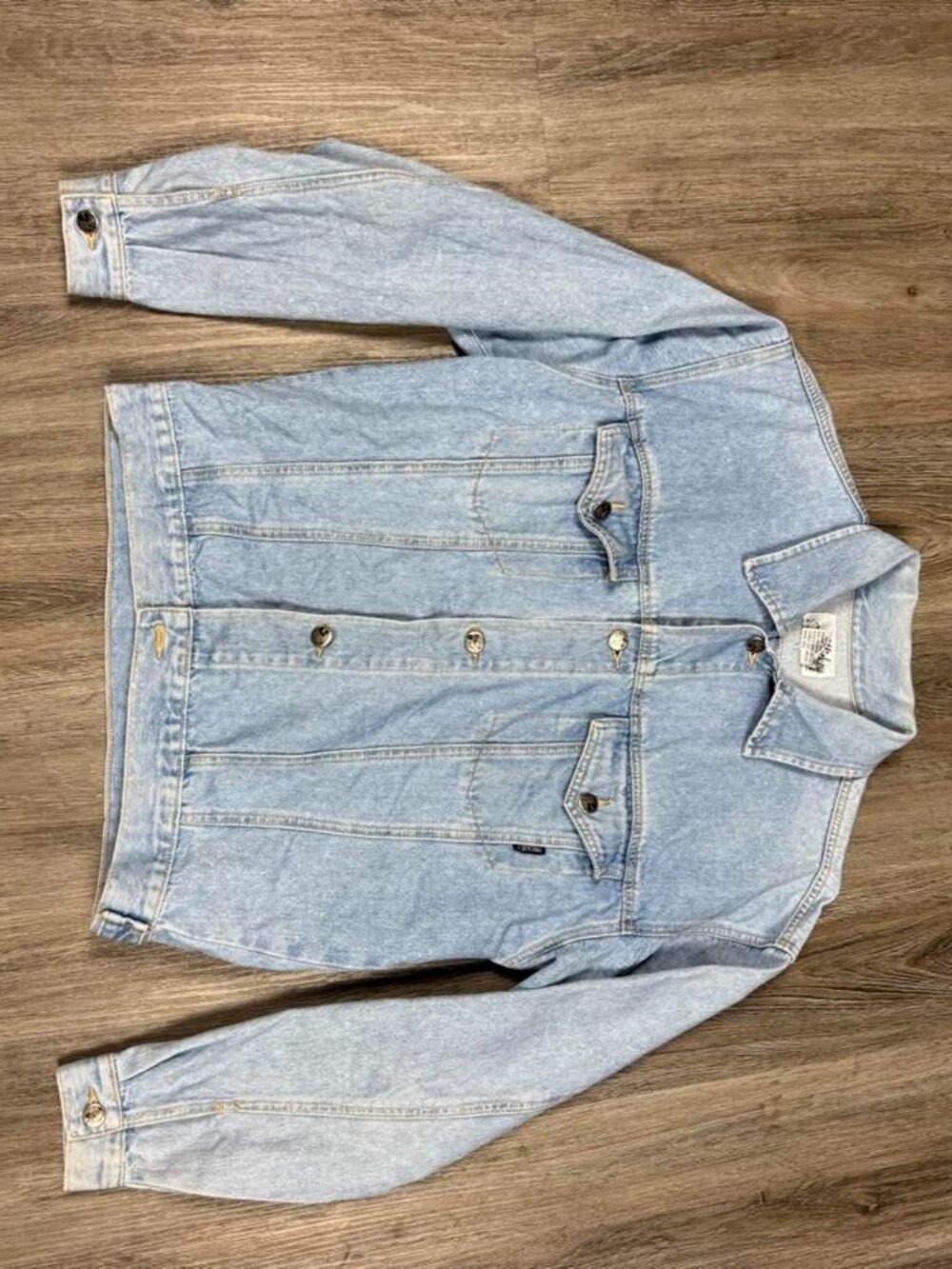 90s Disney Mickey Mouse Blue Wash Denim Jacket SIZE M